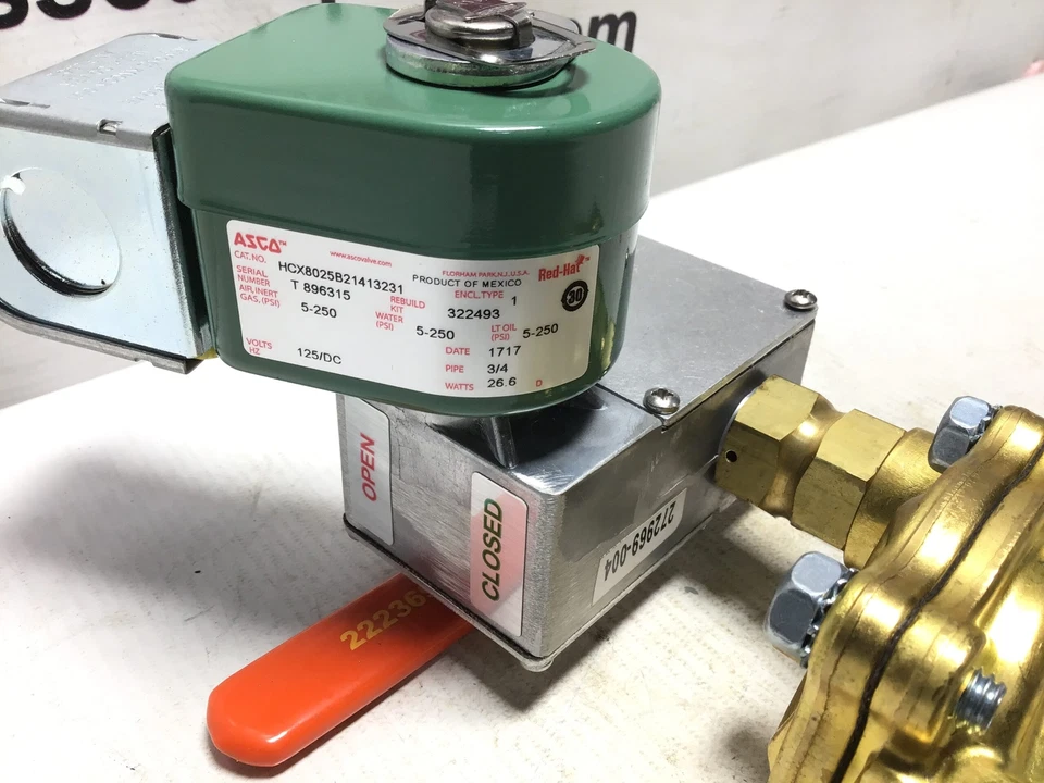 Electroválvula Asco Hcx8025b21413231 Red Hat Foto 4 de 4