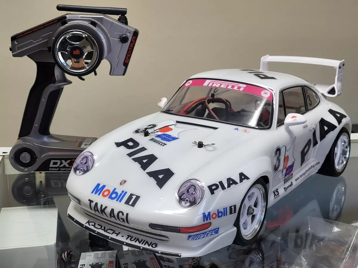 Tamiya 1 10 TA02 Chassis Repo Porsche 911 PIAA body Spektrum Traxxas Motor ESC