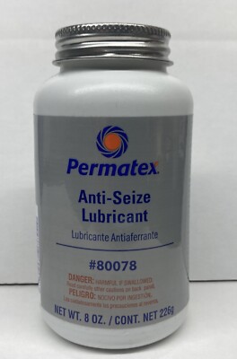 PERMATEX 80078  ANTI-SEIZE LUBRICANT 8 FL OZ Brush Top Bottle