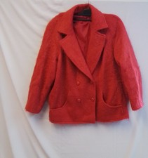 Red Woollen Coat By Murray Brothers #3122