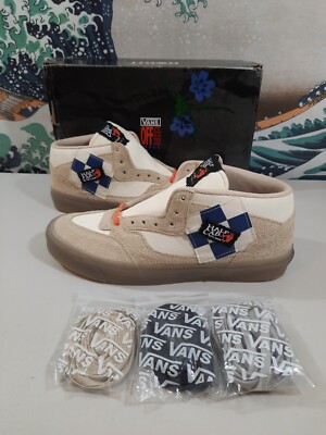 Mens Sz 10.5 - Vans Half Cab 33 DX x Rokit VN0A5KX6BKV Skate w/3 Laces Rare NEW! Men main image 4