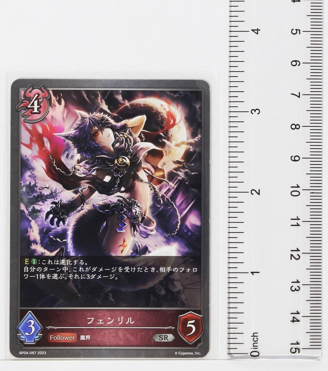 Shadowverse Evolve Card TCG BP04-087 SR Fenrir Japanese | eBay