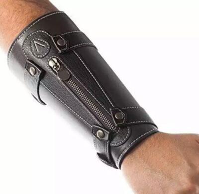 Medieval Assassin Wrist Arm Knife Sleeve Sword Cuff Hidden Blade Dagger Gauntlet
