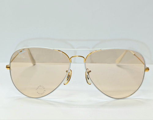 Vintage Ray-Ban Bausch and Lomb USA Changeable Brown Aviator Sunglasses