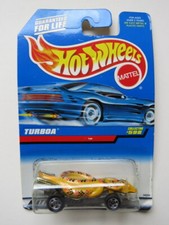 TOY Collectible Car ~ 1997 Mattel HOT WHEELS Turboa #598 ~ 18550 New ~ Unopened