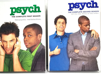 その他 Psych: Complete First &amp; Second Seasons [DVD] Psych: Complete First Season (DVD, 2007) and Complete Second