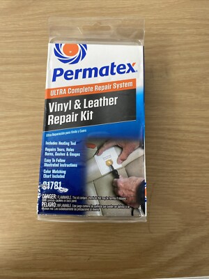 Permatex ULTRA Complete Repair System Vinyl & Leather Repair Kit 81781 BRAND NEW