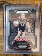 2024 WNBA Prizm Monopoly Julie Vanloo Rookie RC #34 Washington Mystics