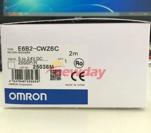 1PCS 2000P Incremental Rotary Encoder 2000p/r 5-24vdc E6B2-CWZ6C NPN - Image 4 of 4