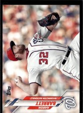 2020 Topps Series 2 Aaron Barrett Washington Nationals #670  5 Card Lot