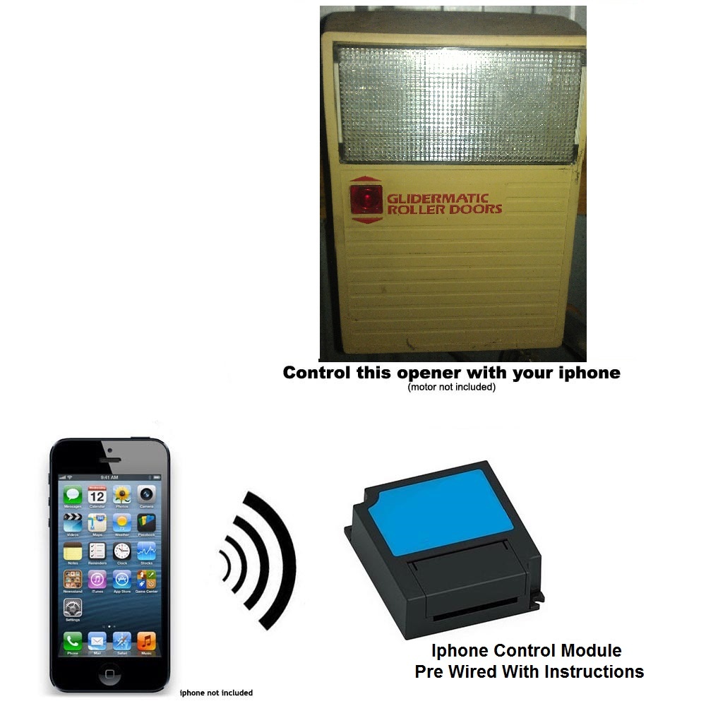 Iphone Remote Control Your GLIDEROL Glidermatic DELUXE Roller Door