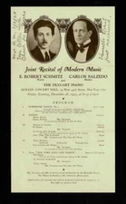 [Lillian Wald Interest Debussy & Ravel] 1923 Joint Recital of Modern