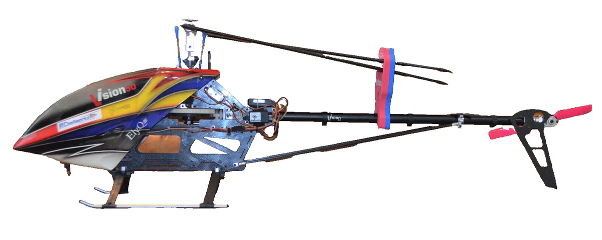 Elyq Vision 50 RC Electric Flybarless Helicopter ARF Complete