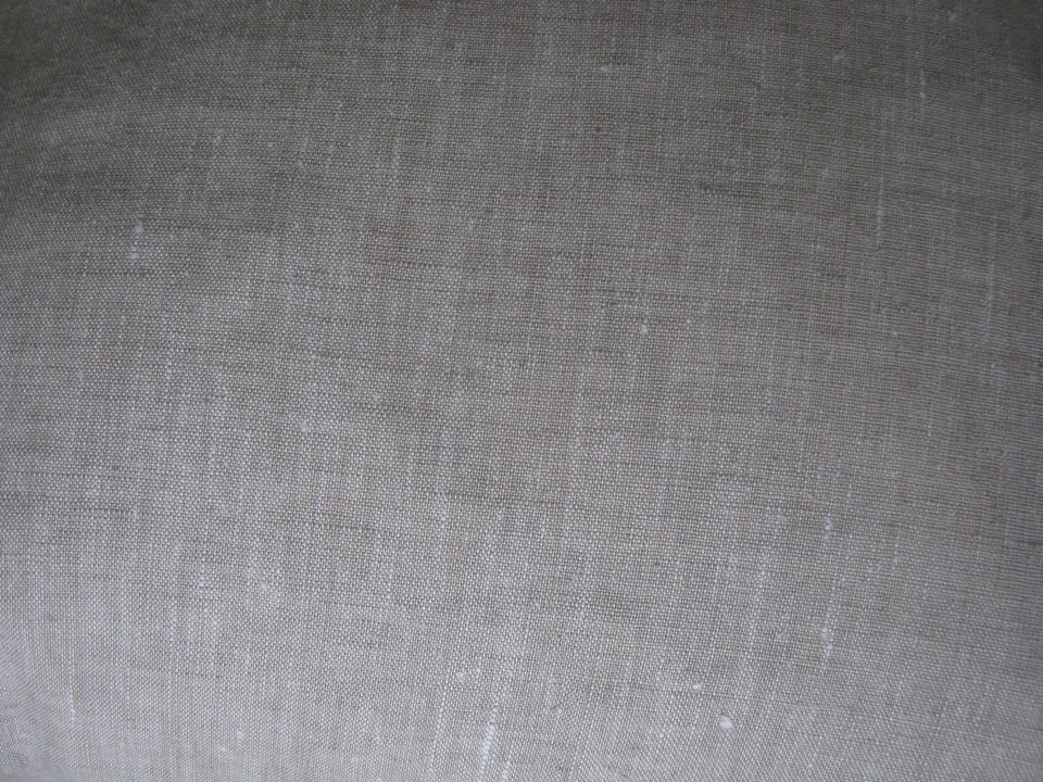 Conjunto de 2 fronhas de linho capa falsa aveia 100% linho padrão Queen King Euro - Imagem 3 de 4