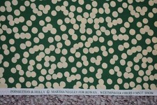 Martha Negley fabric for Rowan MN37 Snow green by the yard early print OOP