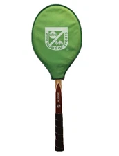 VTG ABC Wide World Of Sports Tennis Racquet 4 1/2 M Crown 3916 Aussie With Cover