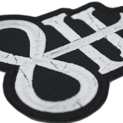 Route 666 Monster Metal Satan Devil Horns Hand Sign Salute Music Band Iron On Sew On Patch Hand Horn - Foto 2