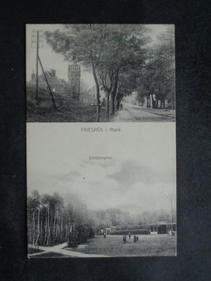 FRIESACK Havelland - Berlinerstraße Villa ROGGE - Schützenplatz - 1913