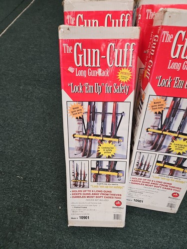 San Angelo Hunting Gear Gun-Cuff Steel Long Gun Rack (10901) w/ Box ...