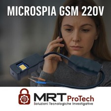 Microspia GSM 220V – Audio in Diretta con VOX