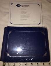 Creative Memories 5 x 7  SAPPHIRE BLUE ALBUM with pages  Page Protectors New