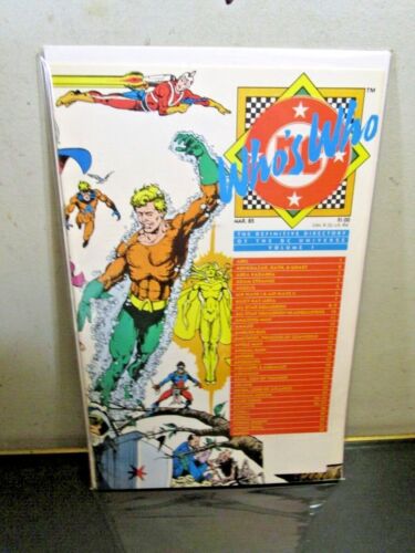 Who's Who Definitive Directory of the DC Universe #1 Bagged Boarded 1985 - Zdjęcie 1 z 1
