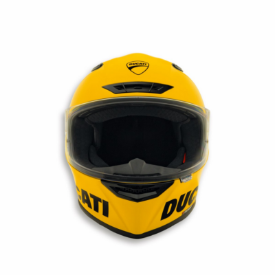 中古ヘルメット　SUOMY DUCATIコラボモデル Ducati Suomy Logo Yellow Integral Helmet New 2025 | eBay