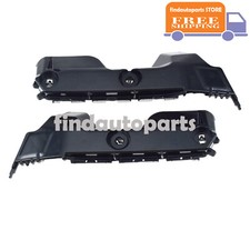 Par De Soportes De Parachoques Trasero Evan-Fischer Para Toyota Yaris Sedán 2007-2012, Acero, Lado Izquierdo Y Derecho, Números OE 5201552070 Y 5201652080