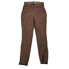 Harry's Horse Equestrian Riding Pants Breeches Size 38 Brown Logo