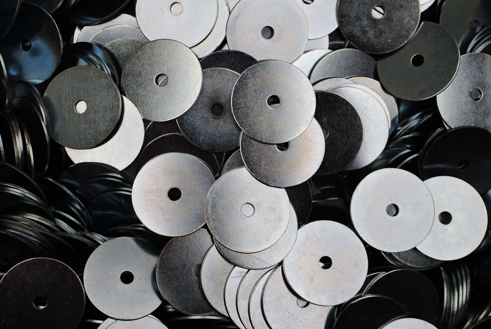 LEXAR INDUSTRIAL (300) Oversized #10 Fender Washers 3/16 x 1-1/2 OD - Zinc Plated #10 x 1-1/2" OD