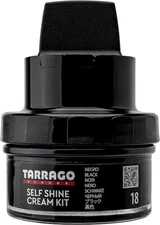 Tarrago Shoe Shine Cream Self Liquid Polish Kit Leather 50 ml jar (1.76oz) BLACK
