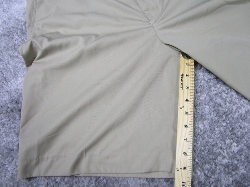 Alan Flusser Shorts Mens 40 Biege  Flat Front Khaki Golf Stretch Outdoors Hiking - Picture 7 of 8