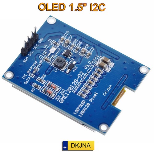 0,91"" 0,96"" 1,3"" 1,5"" OLED I2C weiß blau SSD1306 SH1106 SH1107 Display Arduino - Bild 12 von 16