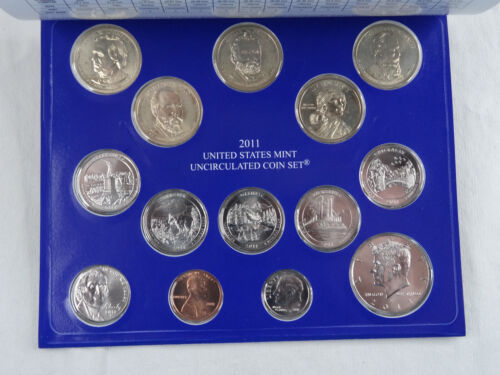 (10) 2011 P & D US Mint Sets Uncirculated 280 Coins Wholesale Lot $138 Face! - Picture 3 of 7