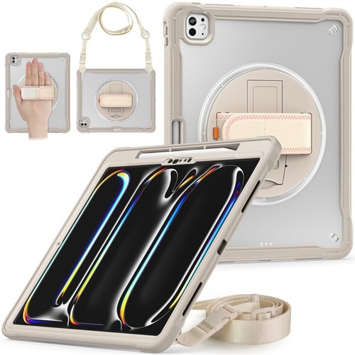 Rotating Carrying Case with Hand Strap Tablet Shell for iPad Air 11/13 2024 - Picture 11 of 13