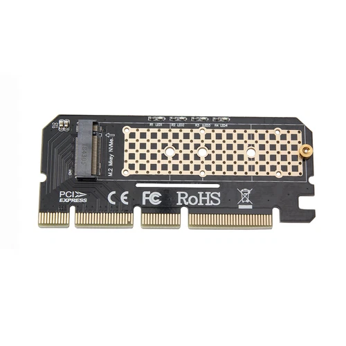 M.2 PCIe NVMe SSD to PCI-E Express 3.0 X4 X8 X16 Adapter Card Full Speed 2280 - Picture 6 of 10