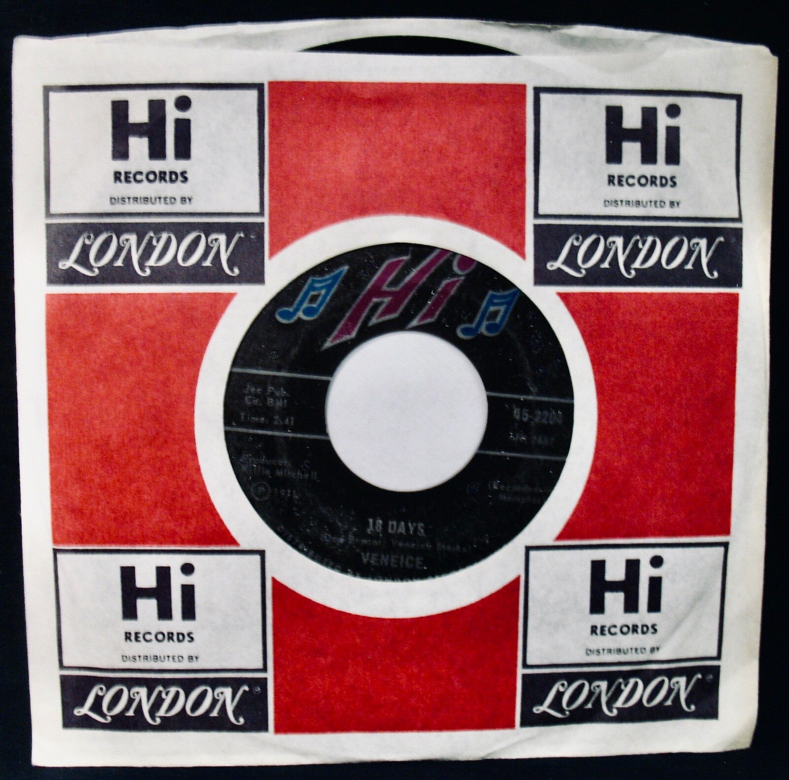 Veneice: Stepchild & 18 Days~Near Mint Northern Soul / Funk45~HI #45-2204