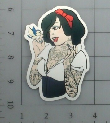 Snow White Sticker Punk Rock Disney Princess Skate Cell Vinyl Decal Ebay Snow White Sticker Punk Rock Disney Princess Skate Cell Vinyl Decal Ebay