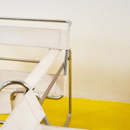 poltrone wassily vintage in stile, tre pezzi - Foto 5 di 12