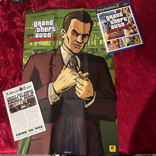 Grand Theft Auto: Liberty City Stories PS2 Complete with Map/ Poster Tested