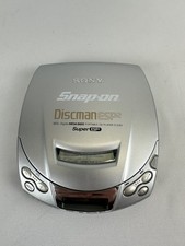 Sony Discman ESP2 Digital Mega Bass D-E251 Portable CD Player Snap-on Tested