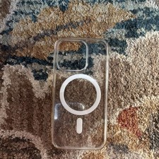 Apple Clear Transparent MagSafe Plastic Hard Case for iPhone