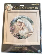 Dimensions Gold Collection Serenity's Garden Counted Cross Stitch Kit 35089