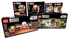 LEGO Star Wars 40547, 40615, 40623, 40675, 40795, & 40796 BrickHeadz ✨Lot of 6