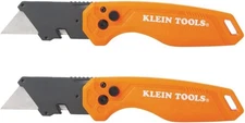 Klein Tools 44313 Folding Utility Knife, 2-Pack