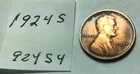 1924 S ; Wheat Penny ; good condition #924S4