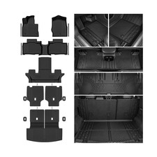 All Weather Floor Mats for 2020-2026 Ford Explorer 6 Seats Bucket Seats Cu...