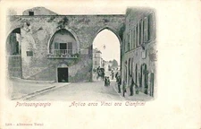 dt209 cartolina portosangiorgio,arco cionfrini,provincia di ascoli piceno