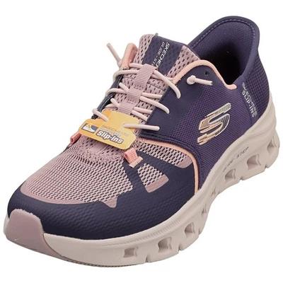 Skechers Slip-ins Glide Step Pro Vegan Womens Fashion Trainers in Purple Coral