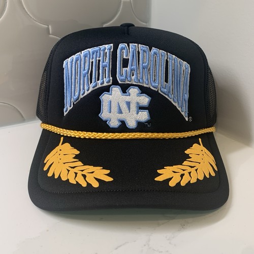 Mitchell & Ness UNC North Carolina Tar Heels Golf Leaf Trucker Snapback Hat OSFM - Picture 2 of 9